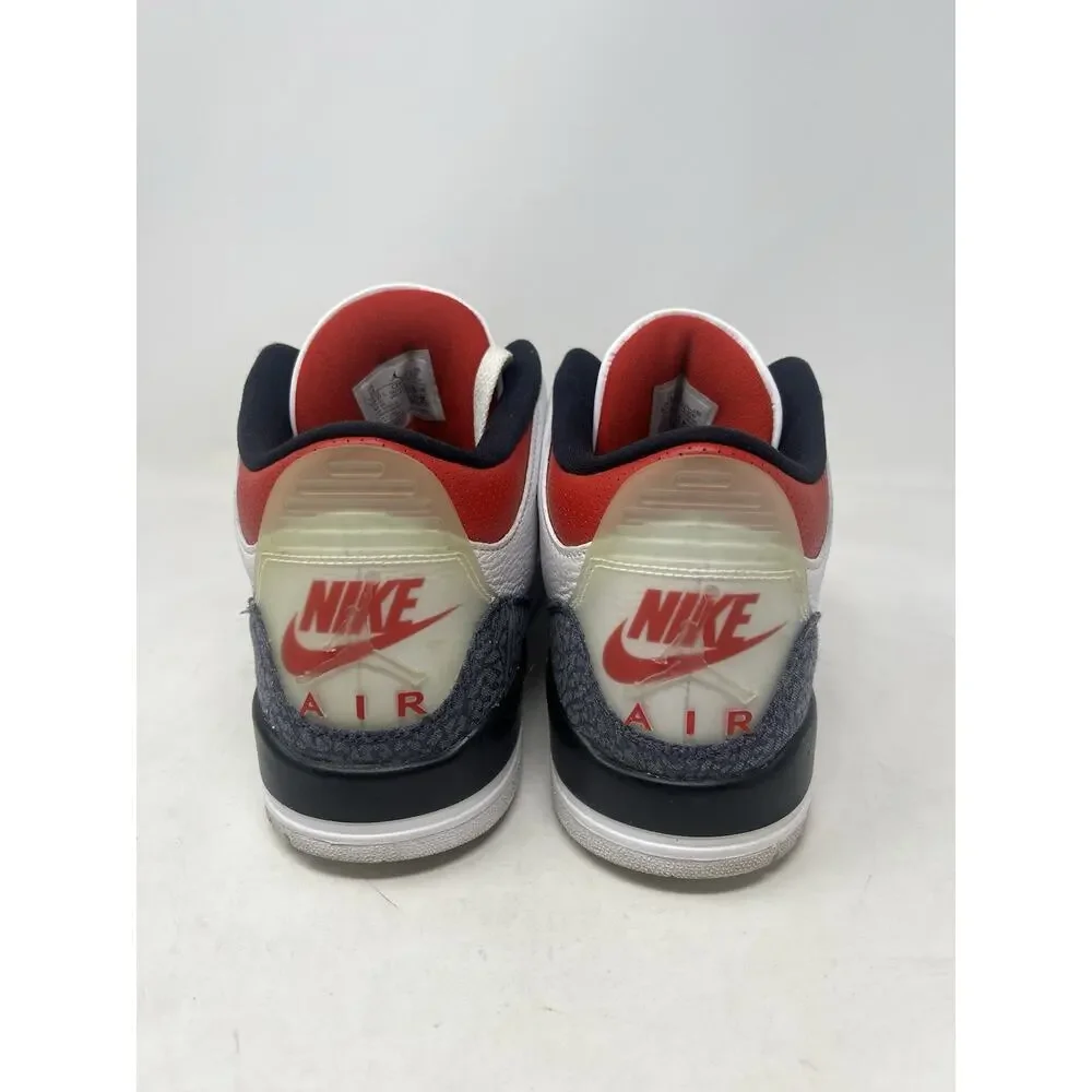 Jordan 3 Retro Denim SE Fire Red 2020 |‎ Size 13M